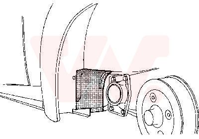 VAN WEZEL Pyörän kotelo 5801470